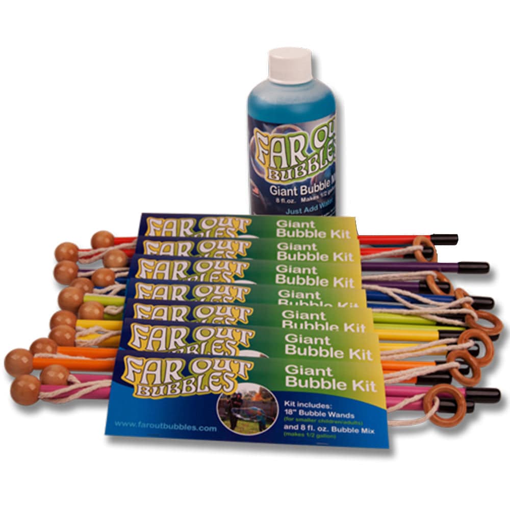 Far Out Bubbles - Giant Bubble Blowing Kit