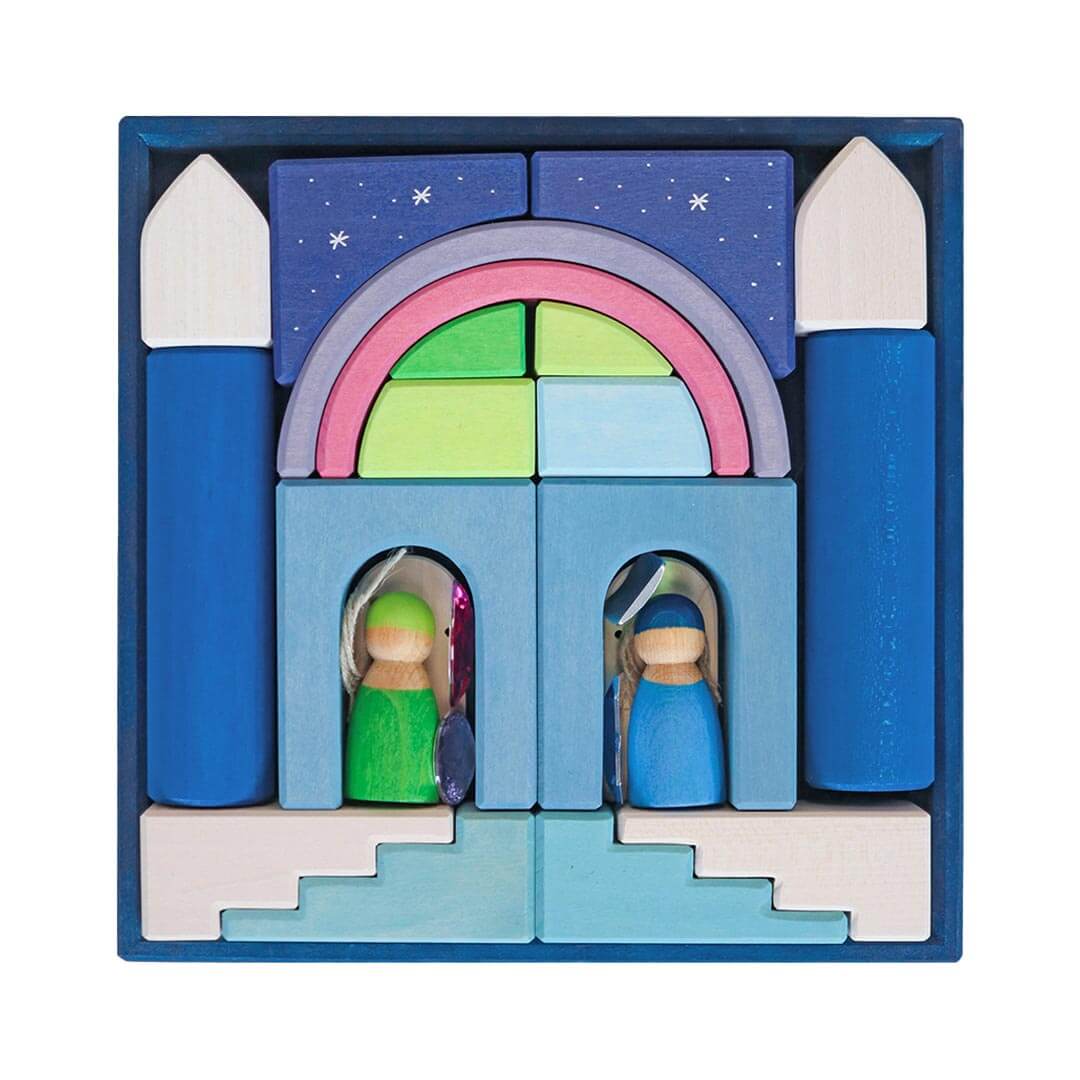 Grimm's Wooden Building World Polar Light Set