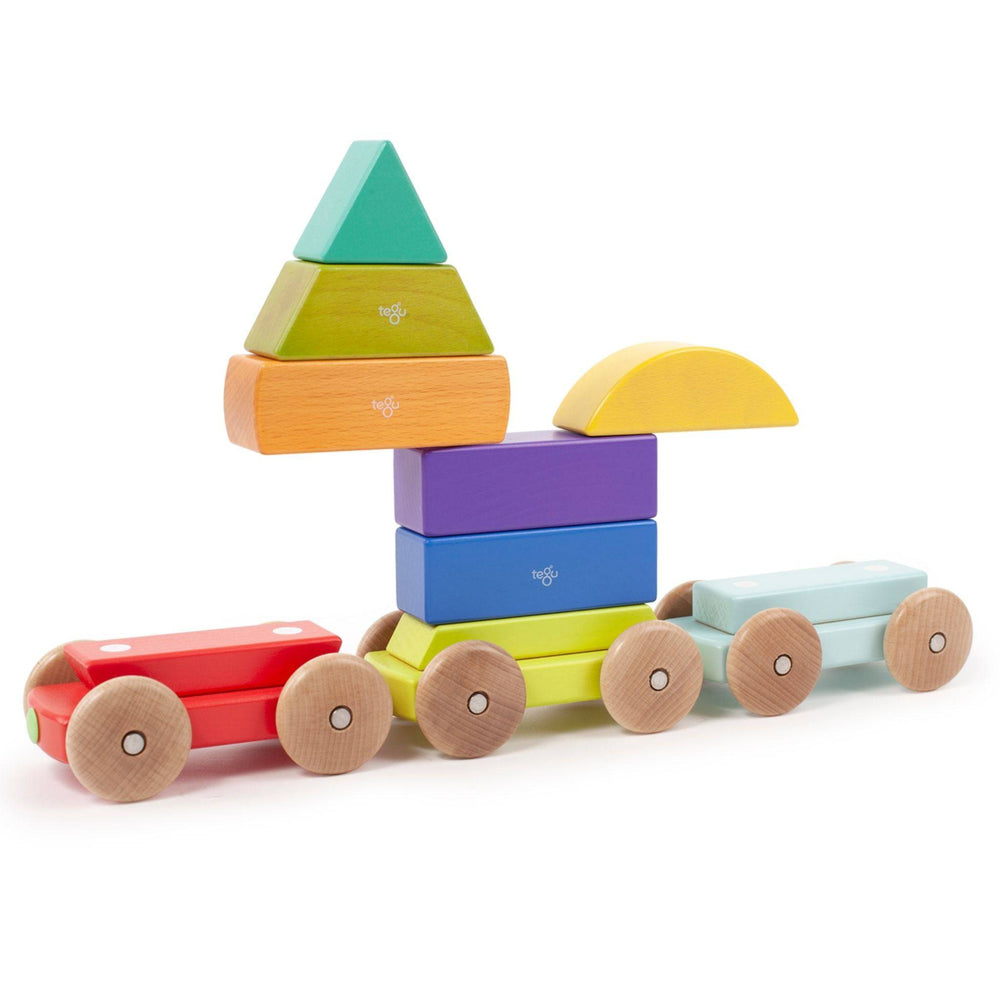 Tegu - Magnetic Shape Train - Bella Luna Toys