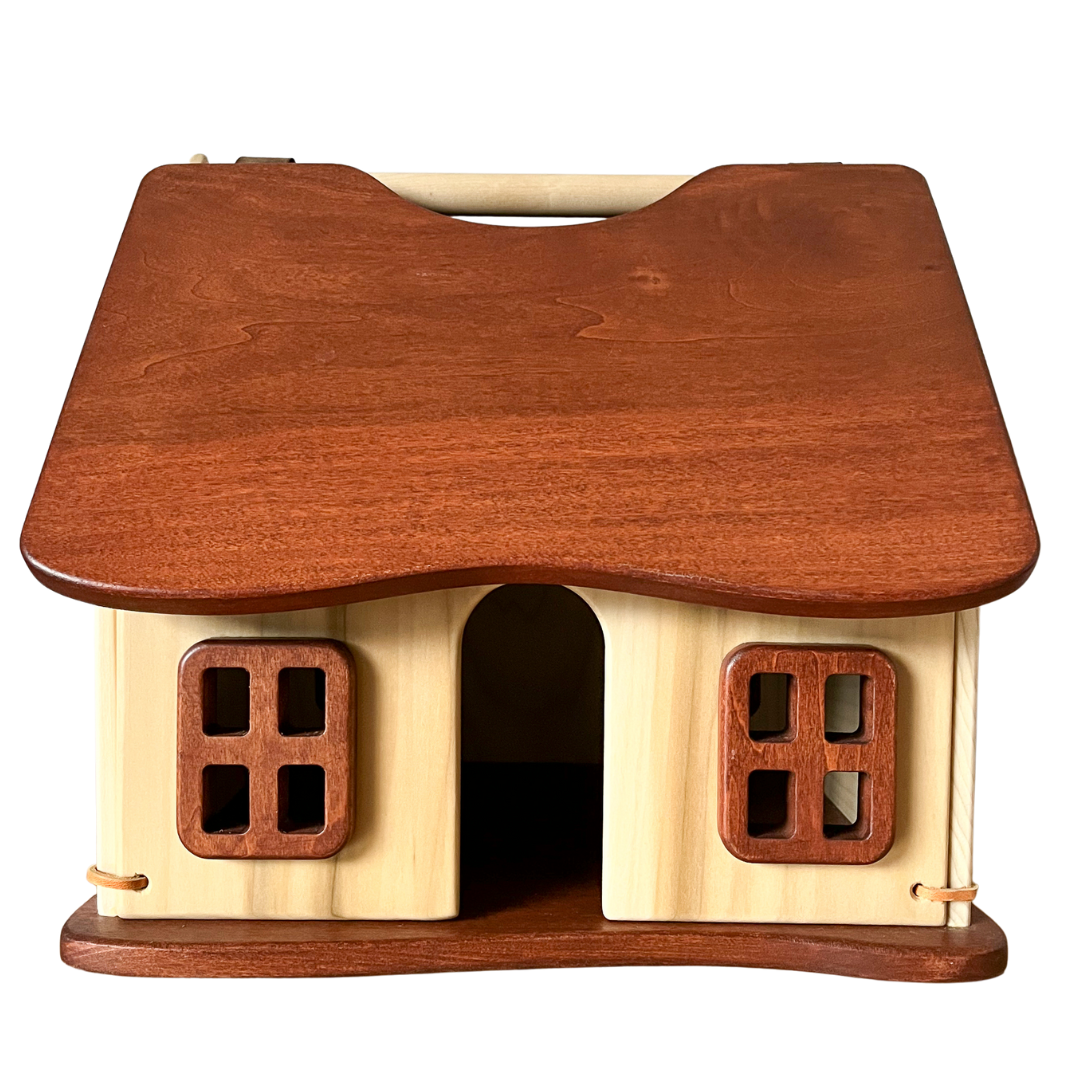 Thimbleberry Cottage - Classic Waldorf Wooden Dollhouse - Bella Luna Toys