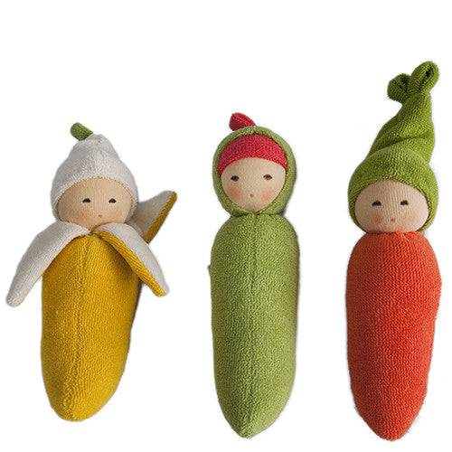 Fruit & Veggie Rattle Trio