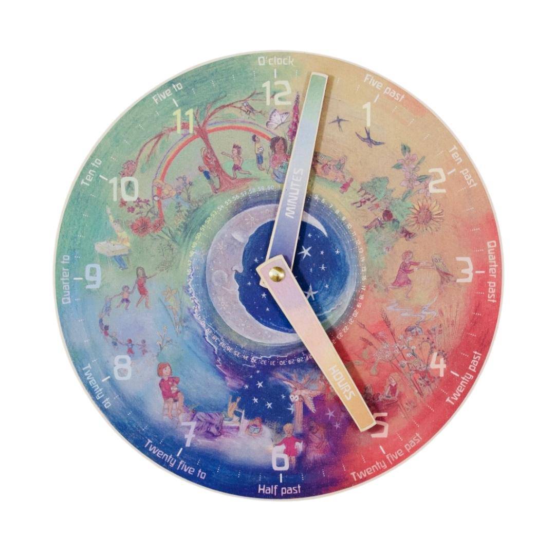 Waldorf Family - Teaching Clock - Bella Luna Toys