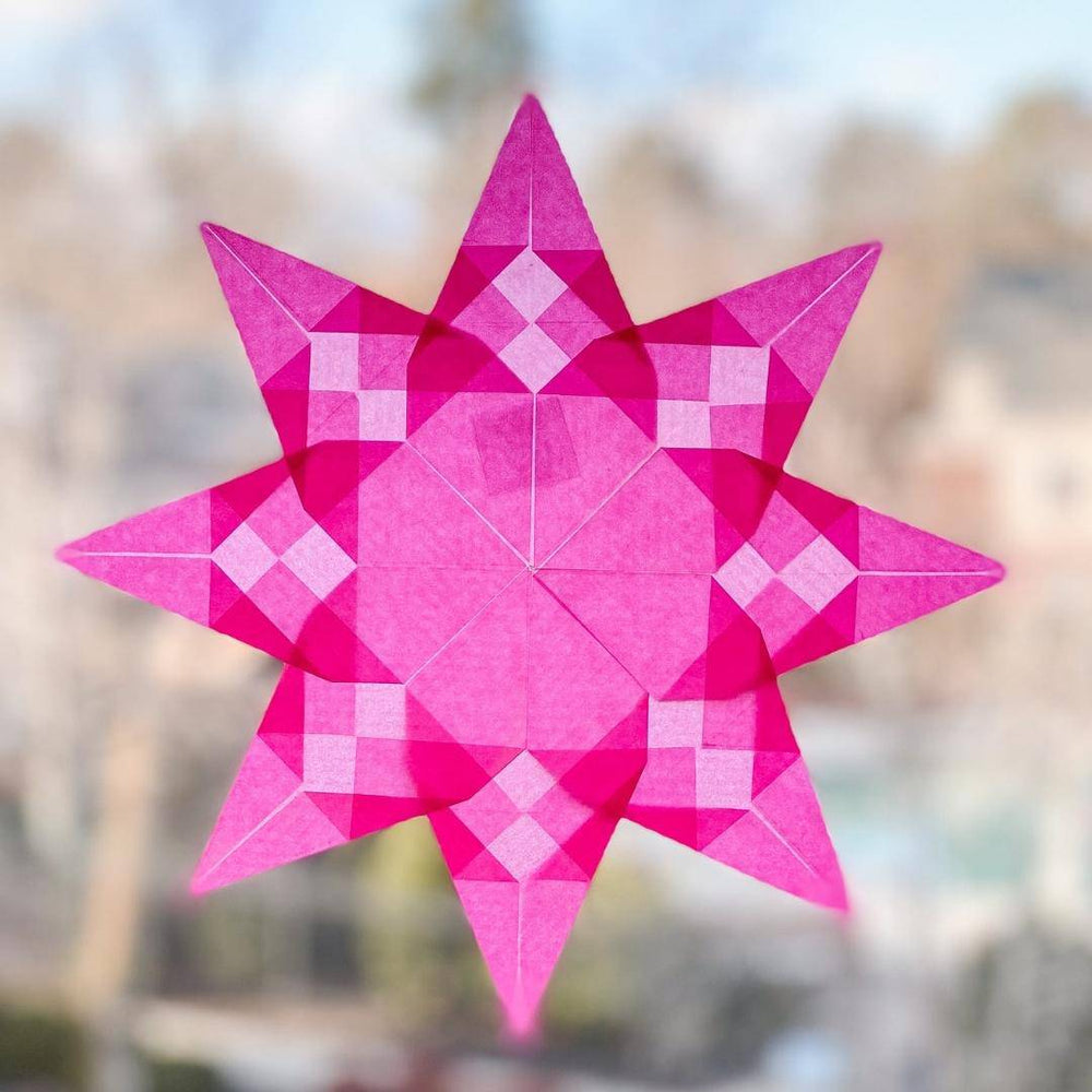 Waldorf Window Star Kite Paper - Bella Luna Toys